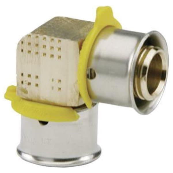 1" PEX 90° Elbow (Press) - PureFlow® Press (Brass)