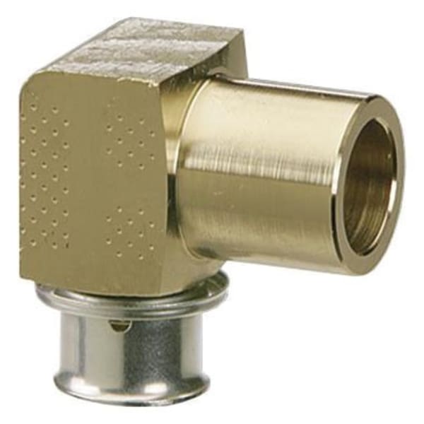 3/4" PEX 90° Elbow (Press) - PureFlow® Press (Brass)