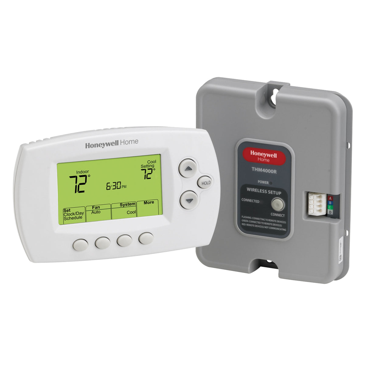 Honeywell Home YTH6320R1023/U Wireless Zoning Adapter Kit with Wireless FocusPRO 5-1-1 Programmable Thermostat