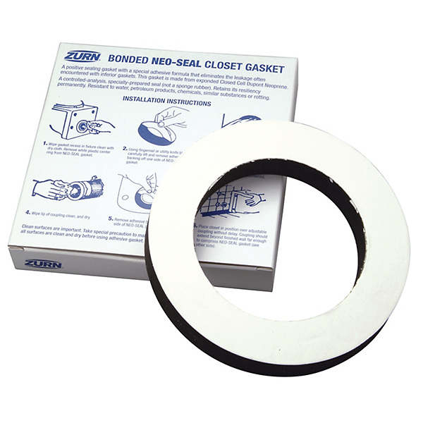 Zurn Z1200-NEOSEAL-GSKT-4 Bonded Neo-Seal Closet Gasket Kit, 4"
