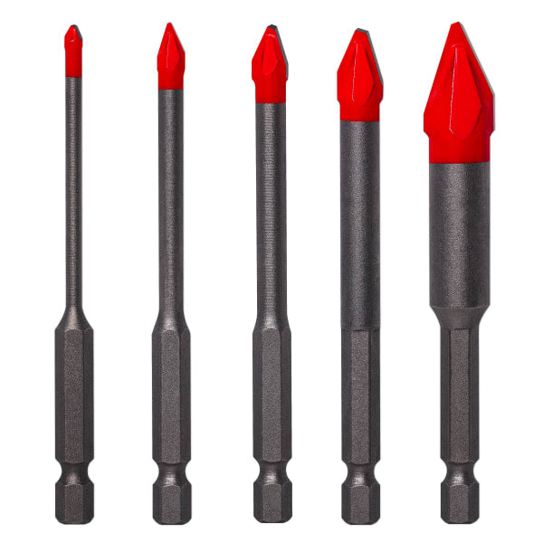 Diablo Hard Tile & Stone Carbide Tipped Drill Bit Set (5-Pieces)