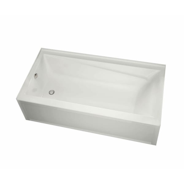 Exhibit 6036 IFS Acrylic Alcove Right-Hand Drain Bathtub in White