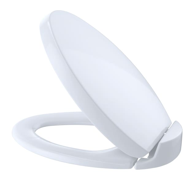 TOTO® Oval SoftClose® Non Slamming, Slow Close Elongated Toilet Seat and Lid, Cotton White - SS204#01