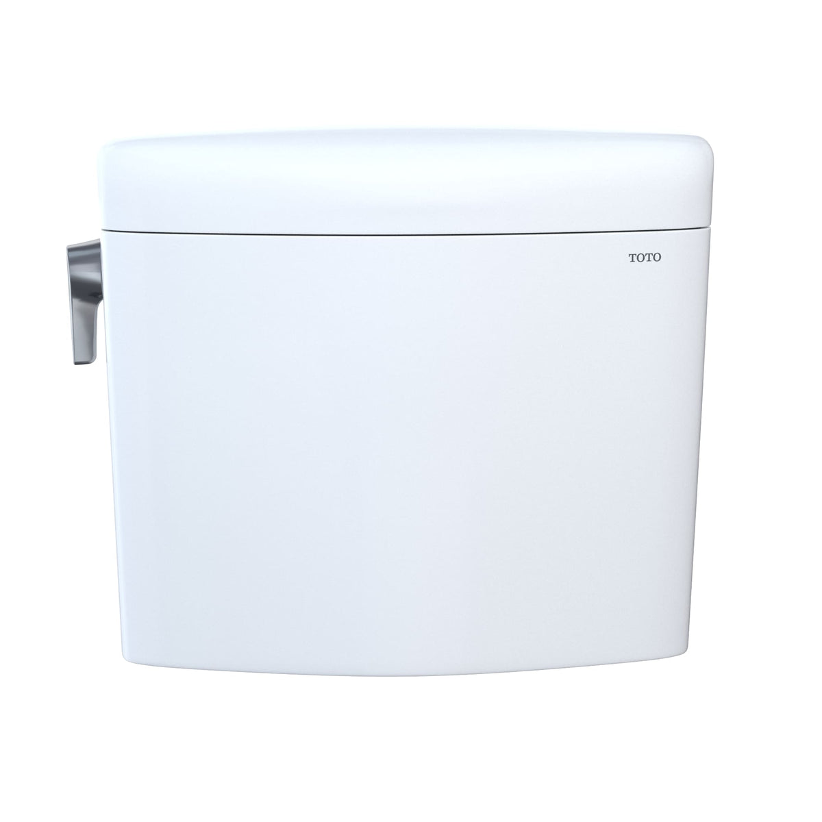 TOTO® Aquia IV® Cube Dual Flush 1.28 and 0.9 GPF Toilet Tank Only with WASHLET®+ Auto Flush Compatibility, Cotton White - ST436EMNA#01
