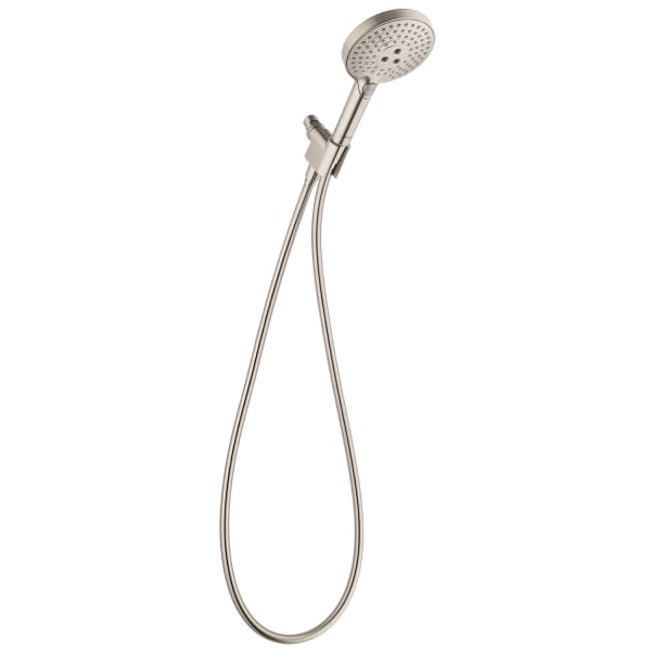 hansgrohe Raindance Select S Handshower Set 120 3-Jet PowderRain, 1.75 GPM in Brushed Nickel