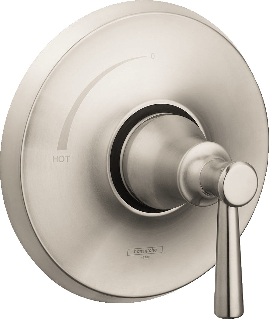hansgrohe 04779820 Joleena Pressure Balance Trim in Brushed Nickel (Rough Valve Sold Separately)