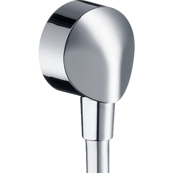 hansgrohe FixFit Wall Outlet with Check Valves in Chrome