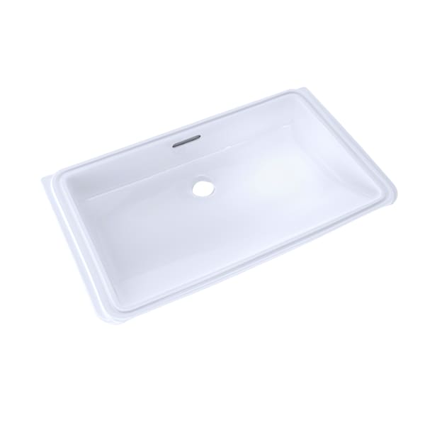 TOTO® Rectangular Undermount Bathroom Sink with CEFIONTECT, Cotton White - LT191G#01