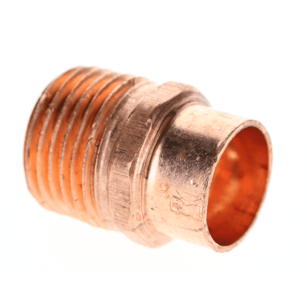 1/4" x 1/2" Copper Sweat Fittings - Male Adapter C x MPT