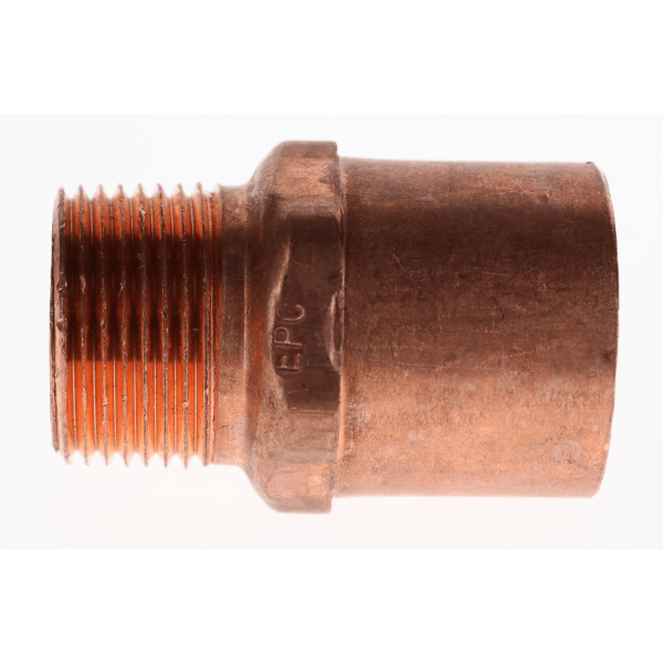 1-1/4" Copper Sweat Fittings - Fitting Male Adapter Ftg x MPT