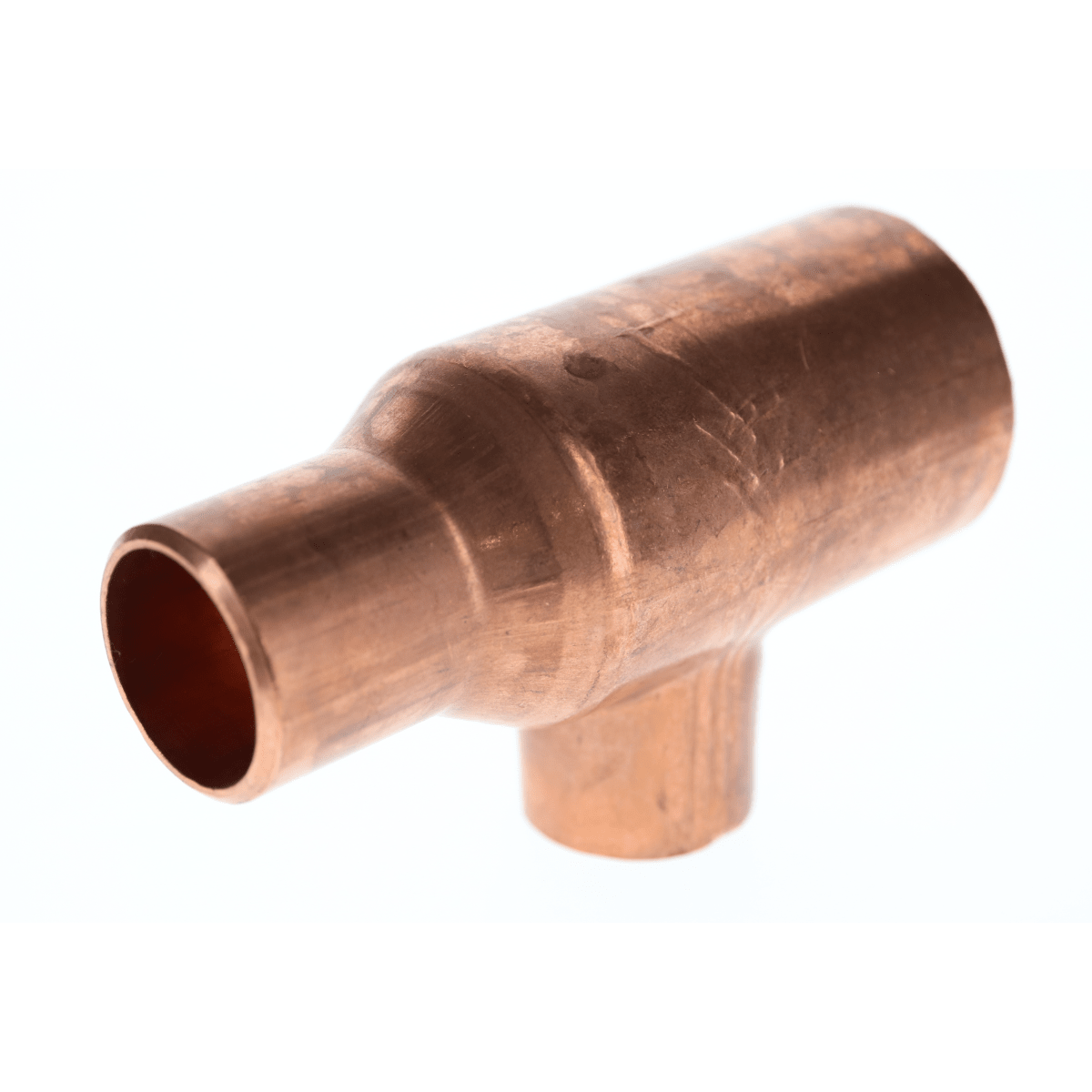 Mueller Streamline W 40196 4" x 4" x 2" Copper Sweat Fitting - Tee C x C x C