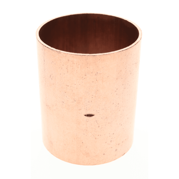 2-1/2" Copper Sweat Fittings - Coupling - Dimple Stop C x C