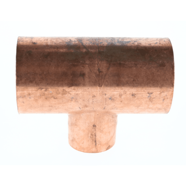 1-1/2" x 1-1/2" x 1-1/4" Copper Sweat Fittings - Tee C x C x C