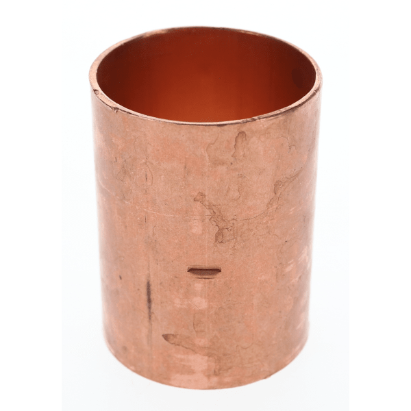 1-1/2" Copper Sweat Fittings - Coupling - Dimple Stop C x C