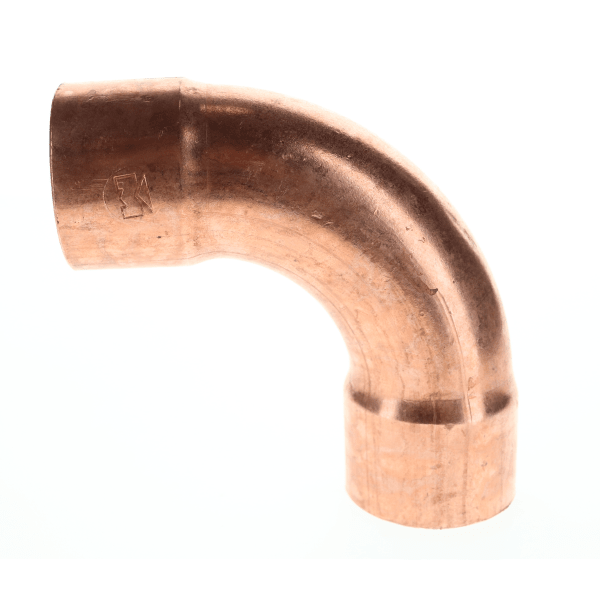 1-1/2" Copper Sweat Fittings - 90 Degree Long Turn Elbow C x C