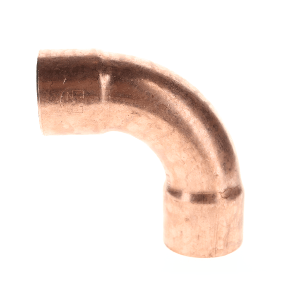 1-1/4" Copper Sweat Fittings - 90 Degree Long Turn Elbow C x C