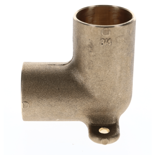 1" Copper Sweat Fittings - 90 Degree Elbow - w/ Drain C x C