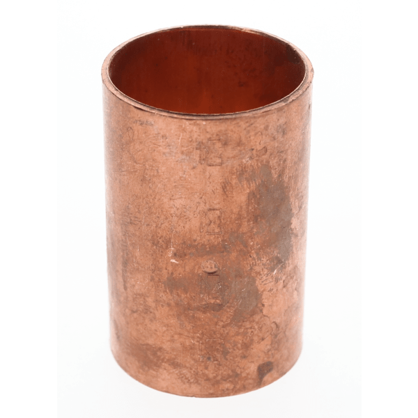 1" Copper Sweat Fittings - Coupling - Dimple Stop C x C