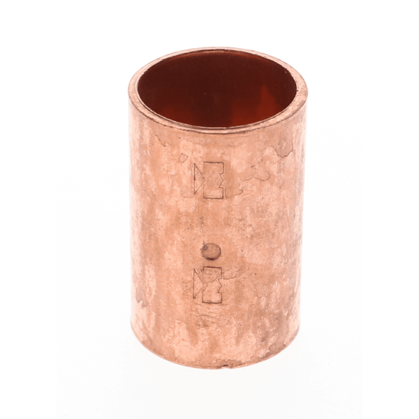 1/2" Copper Sweat Fittings - Coupling - Dimple Stop C x C