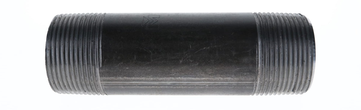Mueller Streamline 1-1/4" x 5-1/2" - Black Iron Nipple