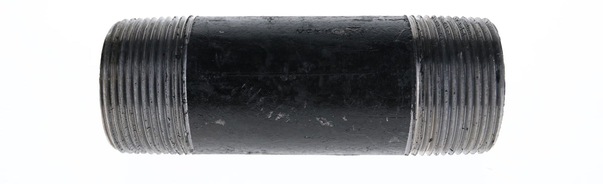 Mueller Streamline 1-1/4" x 5" - Black Iron Nipple