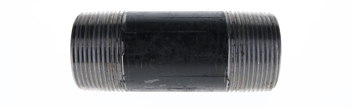 Mueller Streamline 1-1/4" x 4-1/2" - Black Iron Nipple