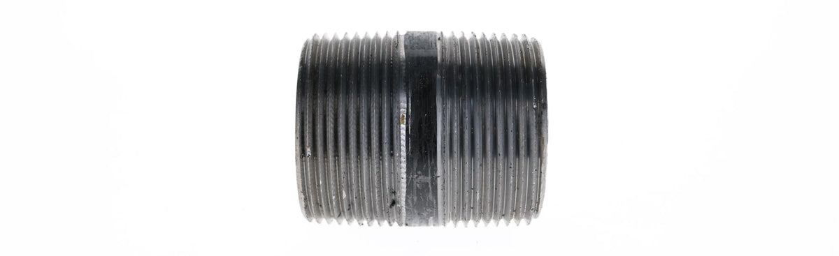 Mueller Streamline 1-1/4" x 2" - Black Iron Nipple