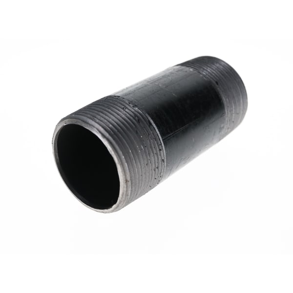 1-1/2" x 4-1/2" - Black Iron Nipple