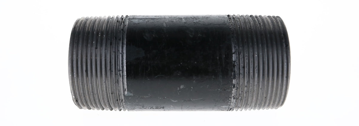 Mueller Streamline 1-1/2" x 4" - Black Iron Nipple