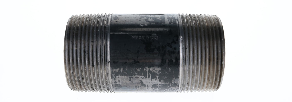 Mueller Streamline 1-1/2" x 3-1/2" - Black Iron Nipple