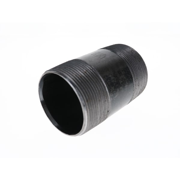 3" x 3-1/2" - Black Iron Nipple