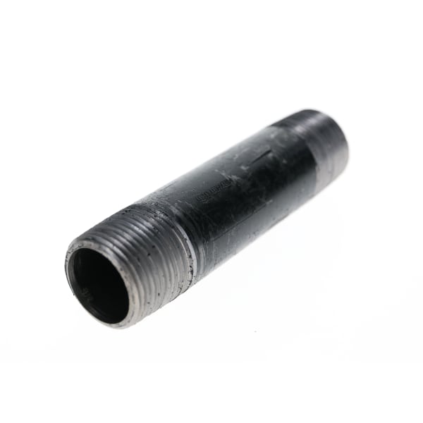 3/4" x 6" - Black Iron Nipple