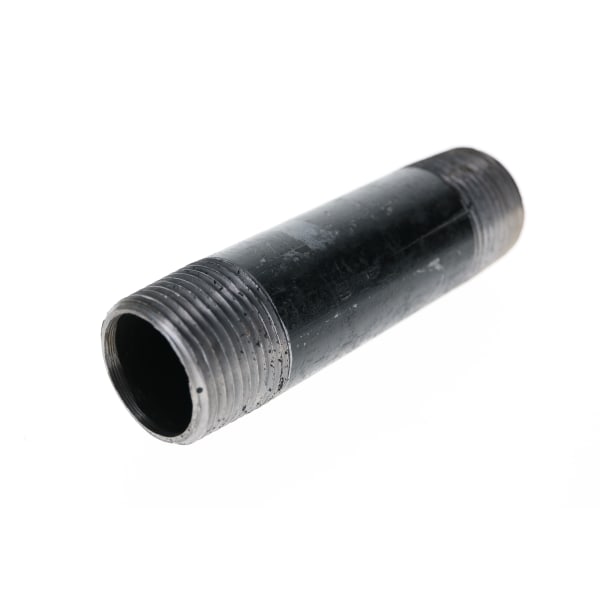 1" x 5" - Black Iron Nipple