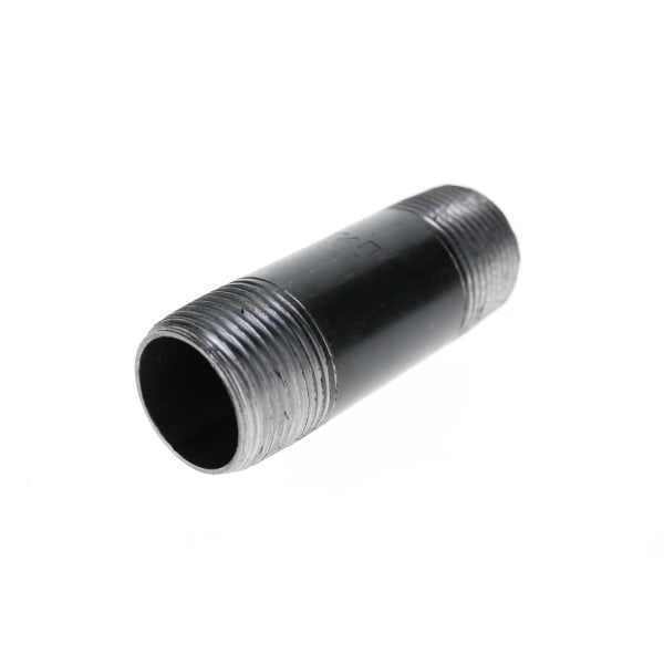 1" x 4" - Black Iron Nipple
