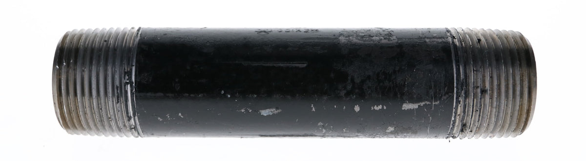 Mueller Streamline 1" x 6" - Black Iron Nipple