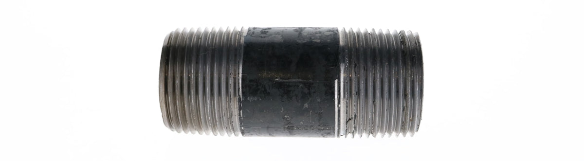 Mueller Streamline 1" x 3-1/2" - Black Iron Nipple