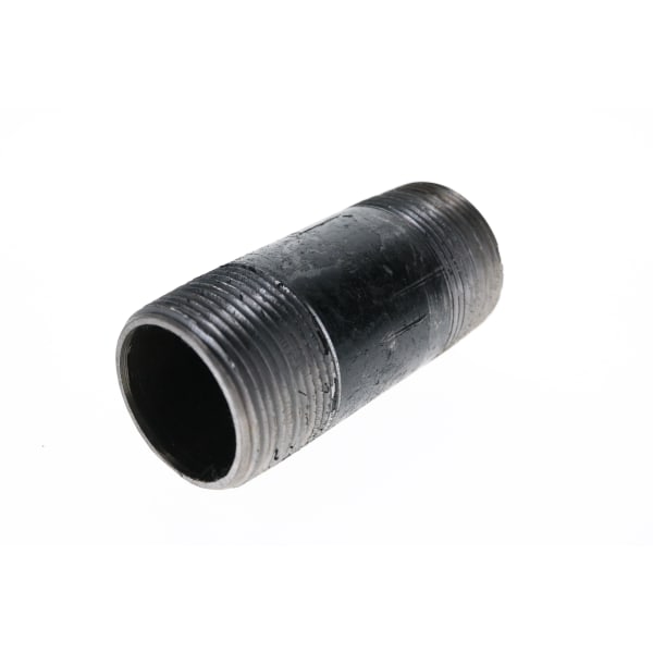 1-1/4" x 4" - Black Iron Nipple
