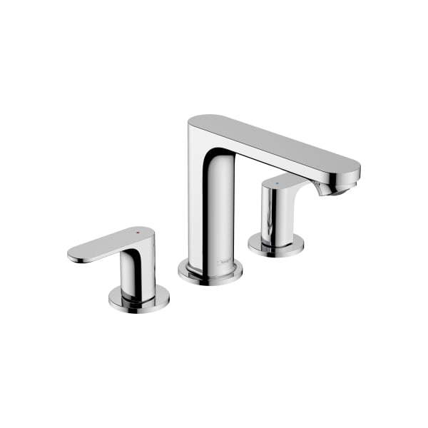 hansgrohe Rebris S Widespread Faucet 110 with Pop-Up Drain, 1.2 GPM in Chrome