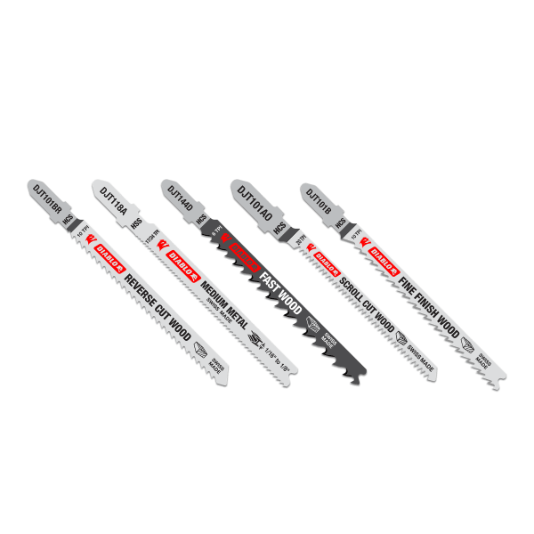 Jig Saw Blade Set for Wood & Metal (5-Piece)
