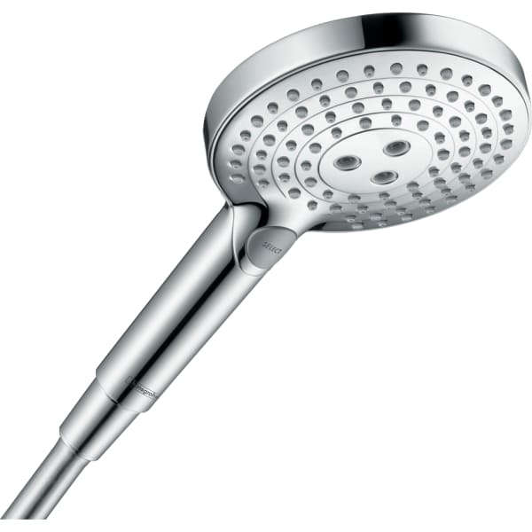 hansgrohe Raindance Select S Handshower 120 3-Jet PowderRain, 1.75 GPM in Chrome