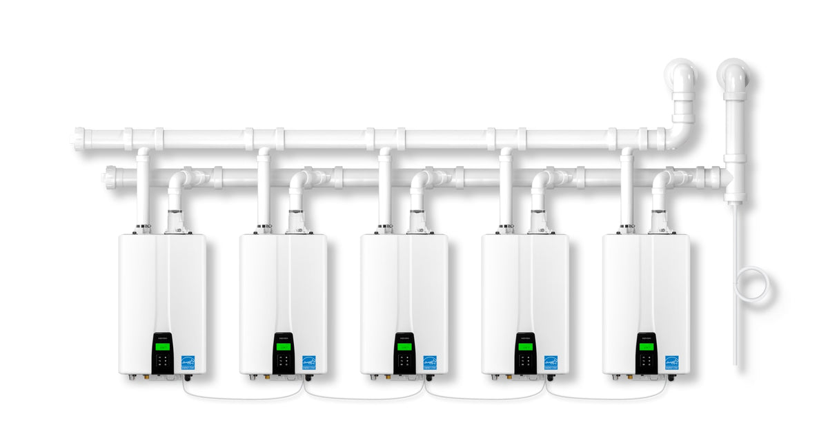 Navien High Efficiency Condensing Heating Boiler Max Htg Input: 200,000 BTU/h, Indoor Wall-Hung, Residential/Commercial NFB-200H