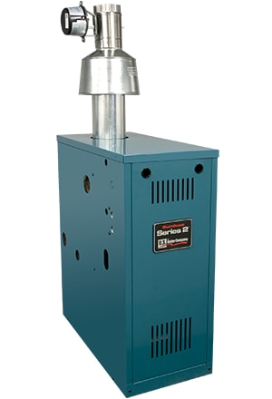 US Boiler (Burnham) 209EN-GO Series 2e 276,000 BTU Cast Iron Sectional Chimney Vented Gas Boiler, 84% Efficient, Grundfos Pump