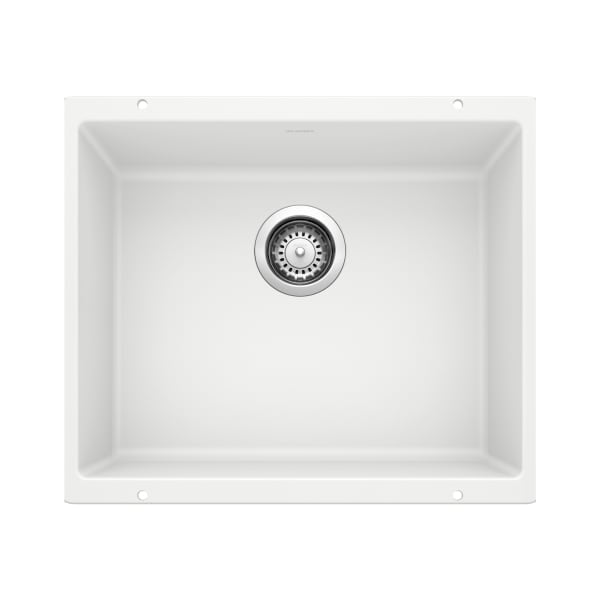 Precis 21" Single Bowl Kitchen Sink - White