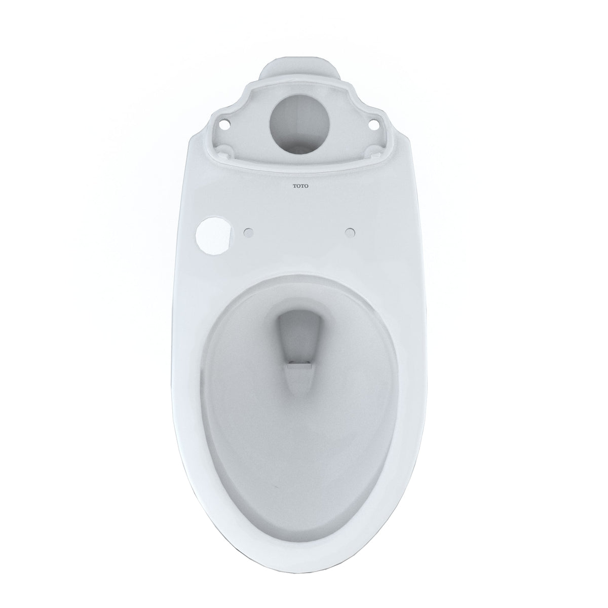 Toto C776CEFGT40.10#01 Drake Elongated Universal Height TORNADO FLUSH® Toilet Bowl, 10" Rough-In, Cotton White