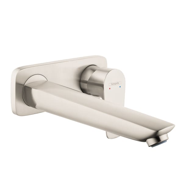hansgrohe Talis E Wall-Mounted Single-Handle Faucet Trim, 1.2 GPM in Brushed Nickel
