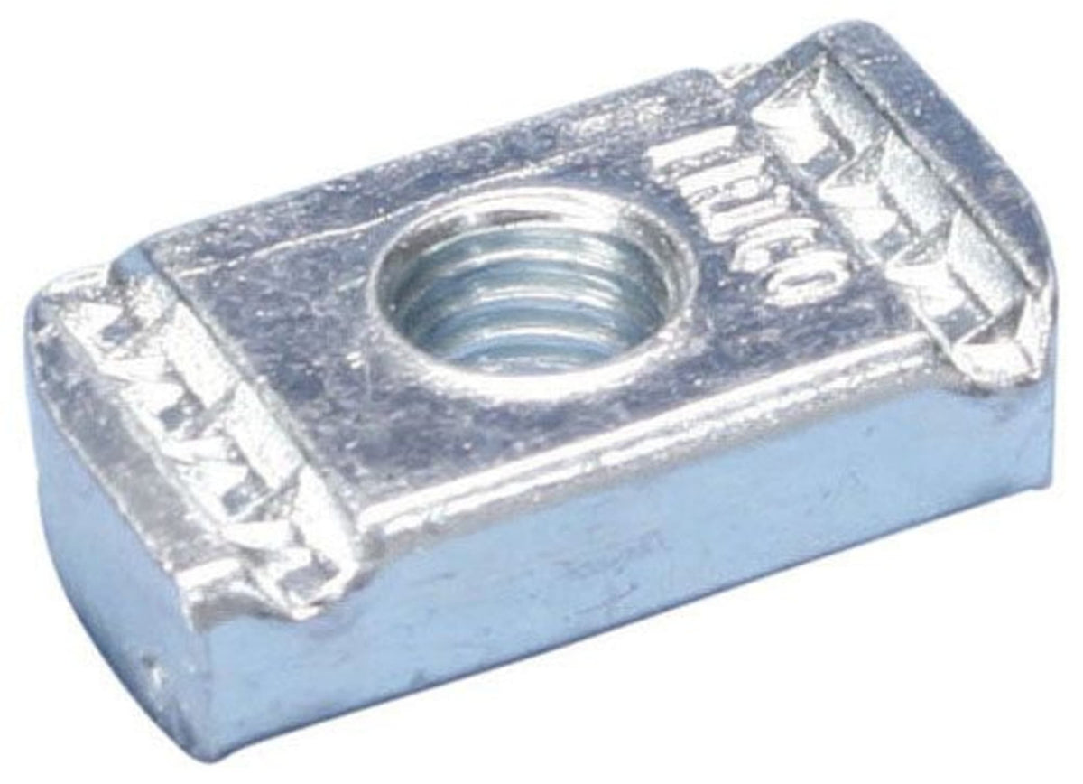 nVent Caddy Strut Nut without Spring, Steel, EG, 1/2" Rod, 0.5" (12.7 mm)