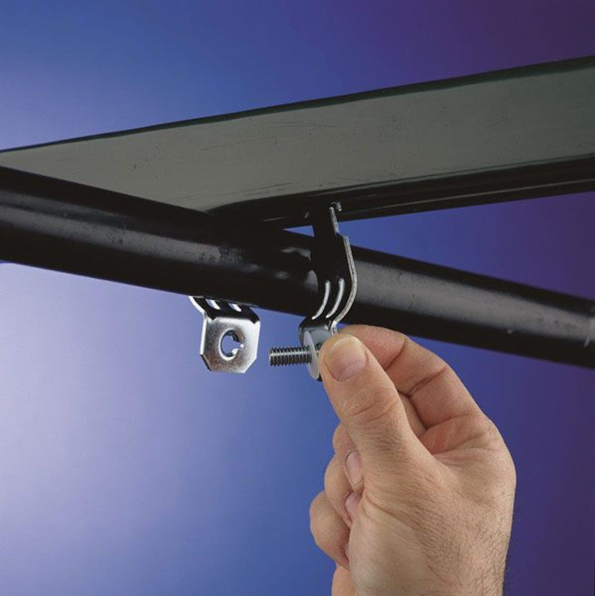 nVent Caddy RIGD Single Piece Strut Clamp for Pipe/Rigid Conduit, Steel, EG, 4" Pipe, 4.5" (114.3 mm) OD