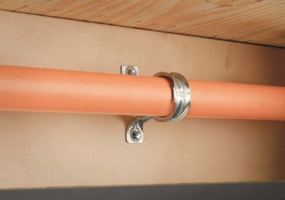 nVent Caddy SOSR Stand Off Two Hole Strap for CPVC Pipe, 1" Pipe, 25 DN