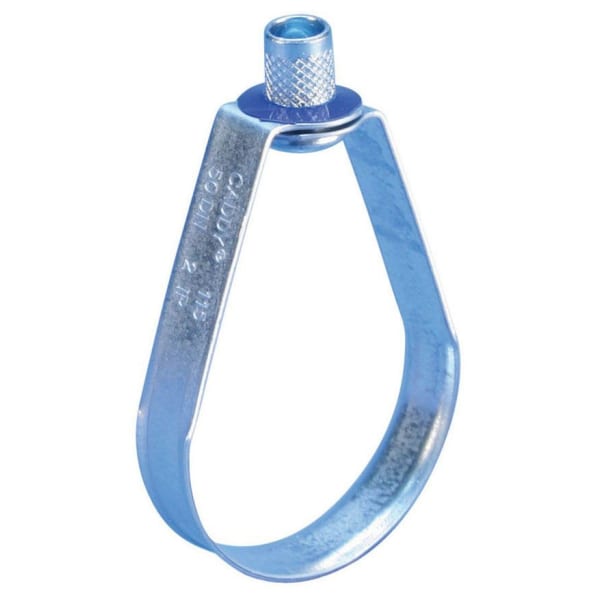 115 Standard Duty Loop Hanger, 1/2" Pipe, 0.84" (21.3 mm) OD, 3/8" Rod