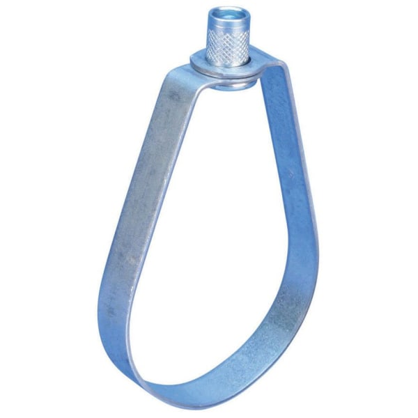 115 Standard Duty Loop Hanger, 5" Pipe, 125 DN, 5.563" (140 mm) OD, 1/2" Rod